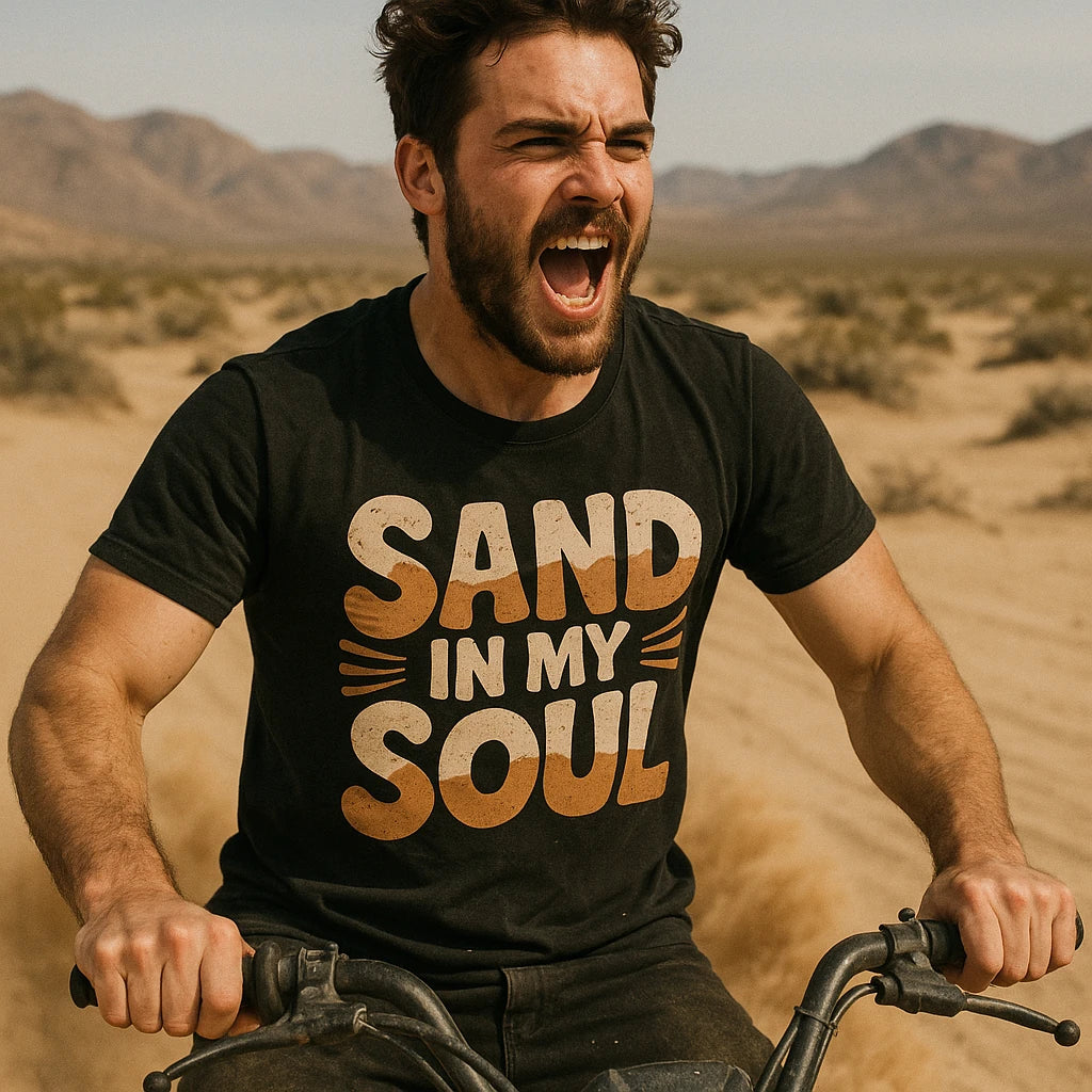 "Sand in My Soul" desert t shirt - product photo 8