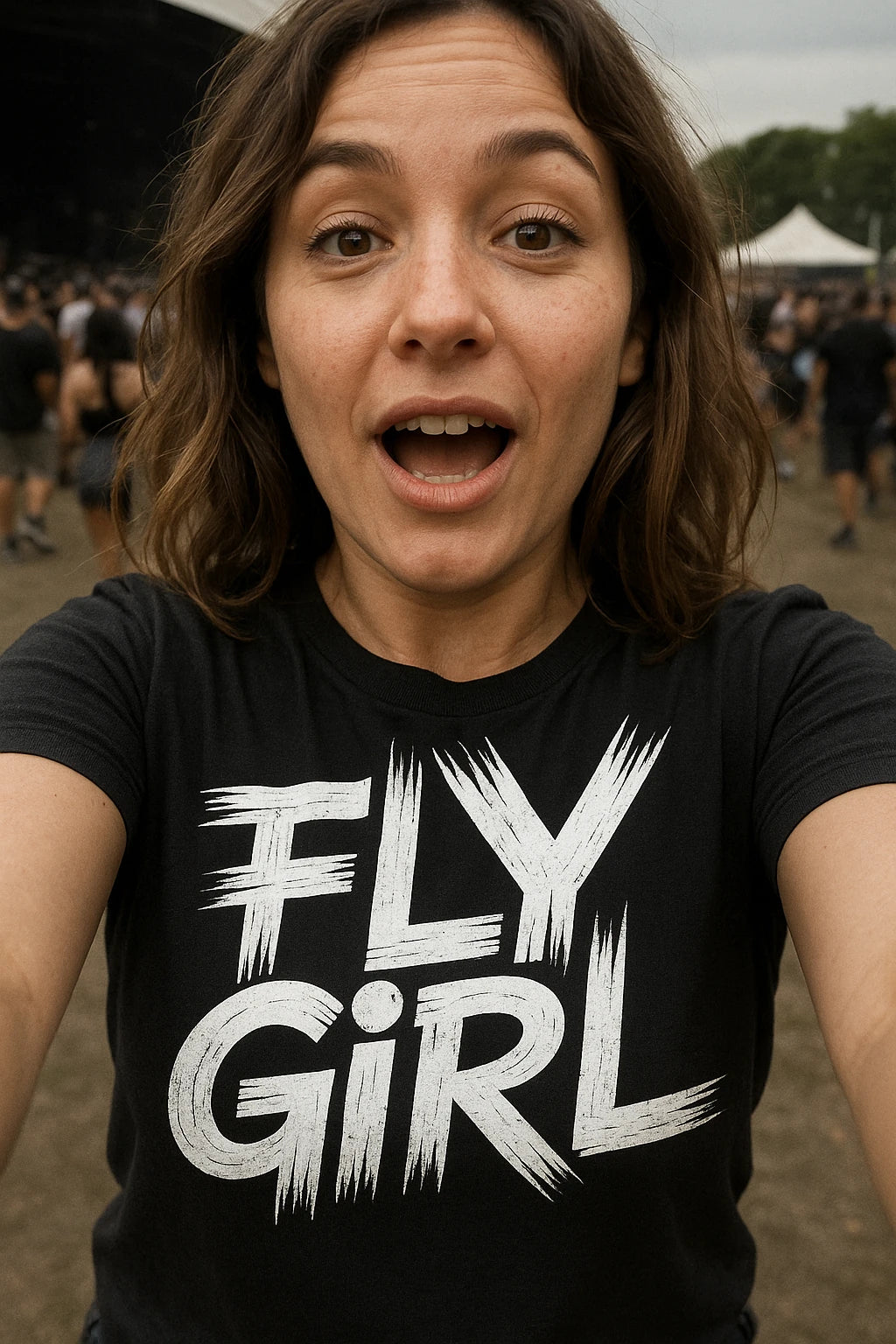 "Fly Girl" hip hop t shirt - product photo 7