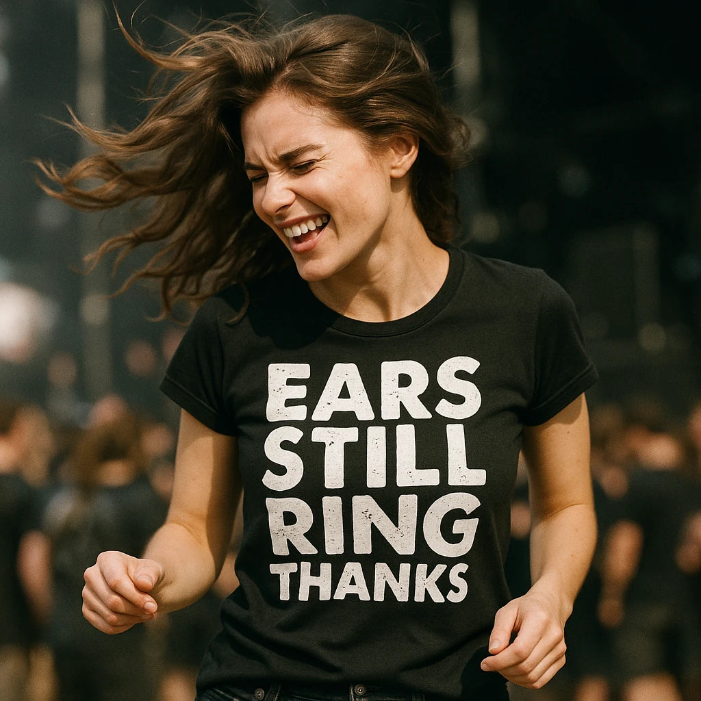 "Ears Still Ring Thanks" concert t shirt - product photo 9