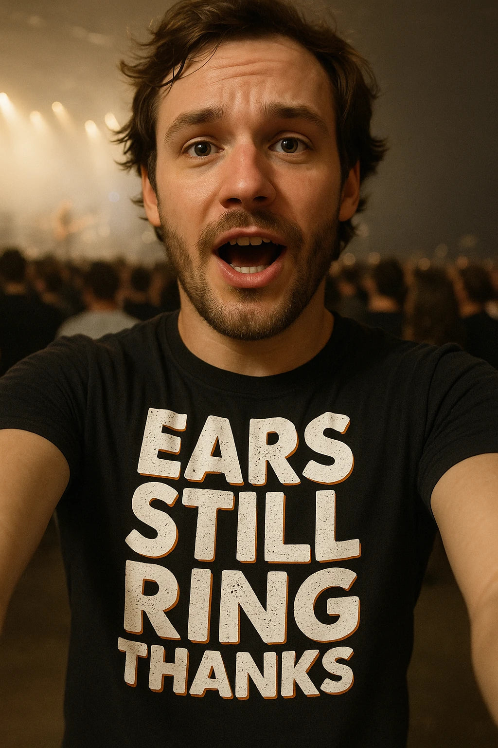 "Ears Still Ring Thanks" concert t shirt - product photo 7