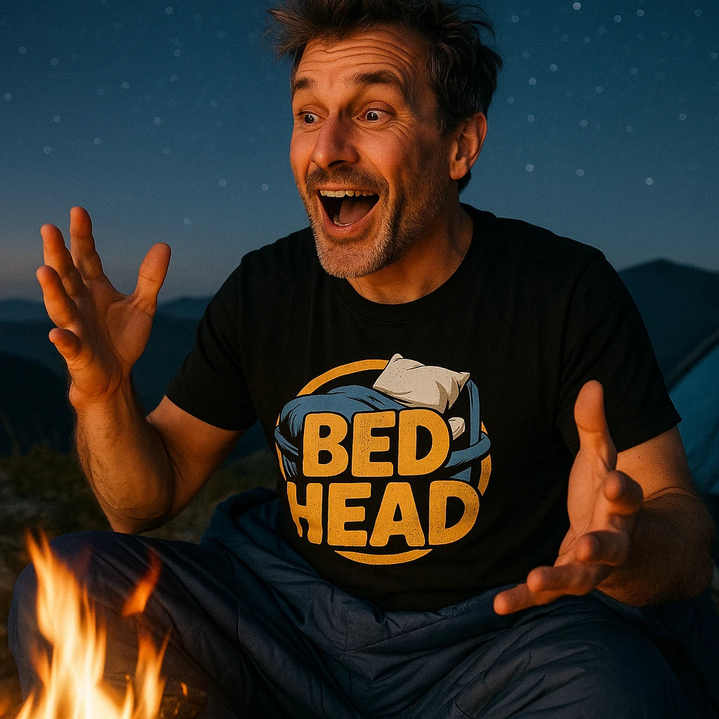 "Bed Head" button up sleep shirts - product photo 8