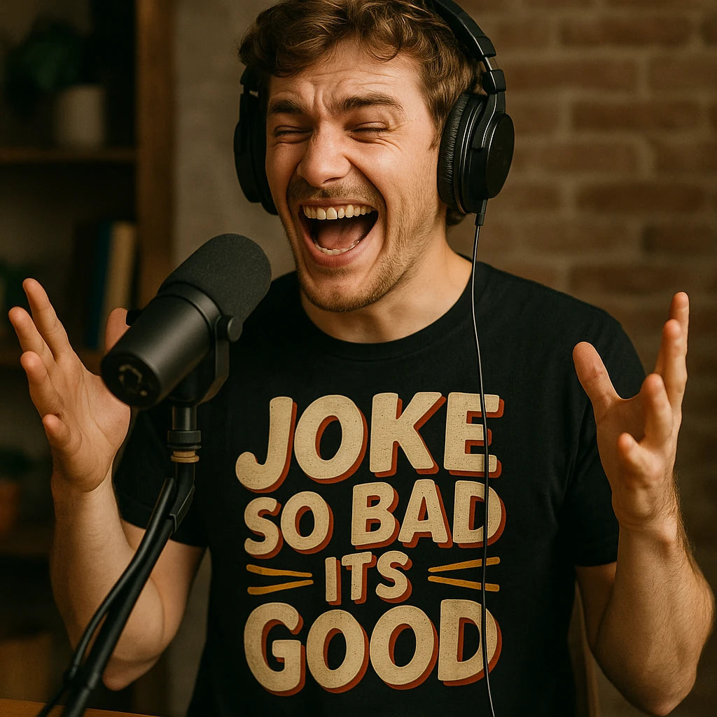 "Joke So Bad Its Good" comedy t shirt - product photo 8