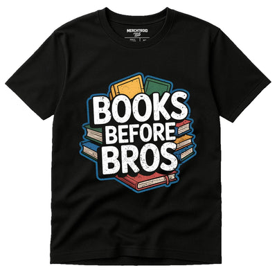 Studying T-Shirt - "Books Before Bros" Graphic Tee