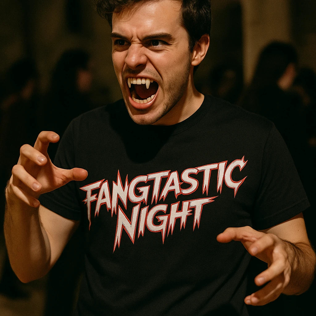 "Fangtastic Night" fearless vampire killers t shirt - product photo 8