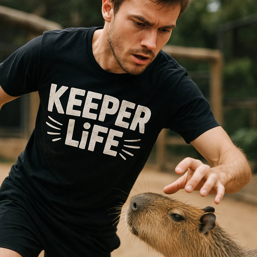 "Keeper Life" zookeeper t shirt - product photo 8