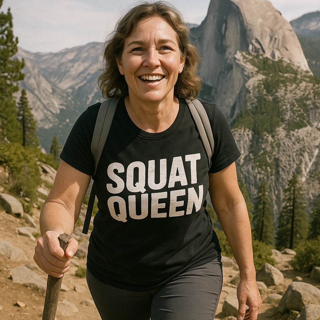 "Squat Queen" exercise shirts mens - product photo 8