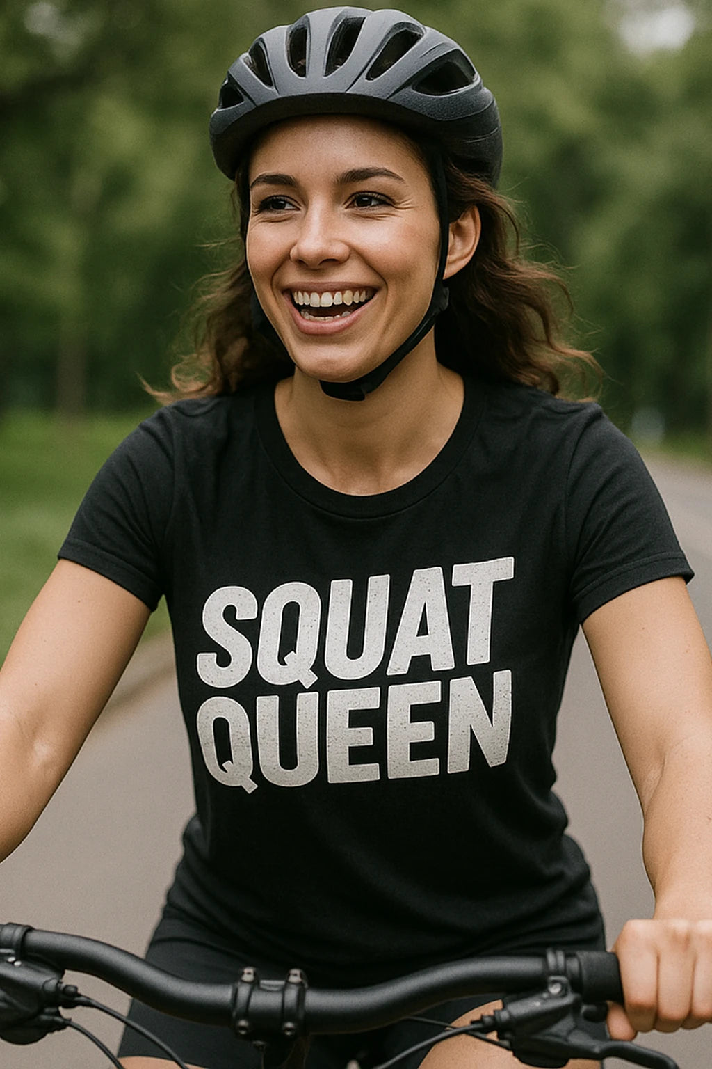 "Squat Queen" exercise shirts mens - product photo 7