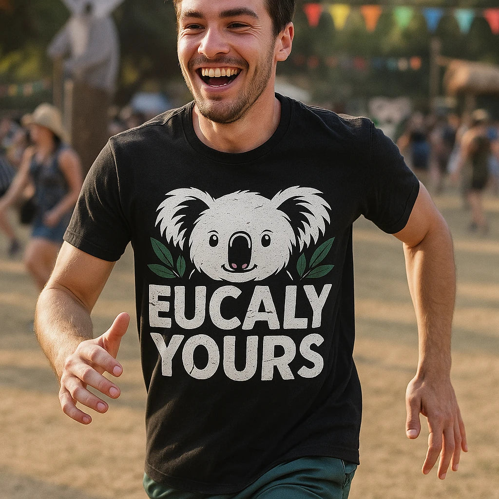 "Eucaly Yours" koala tee shirts - product photo 8