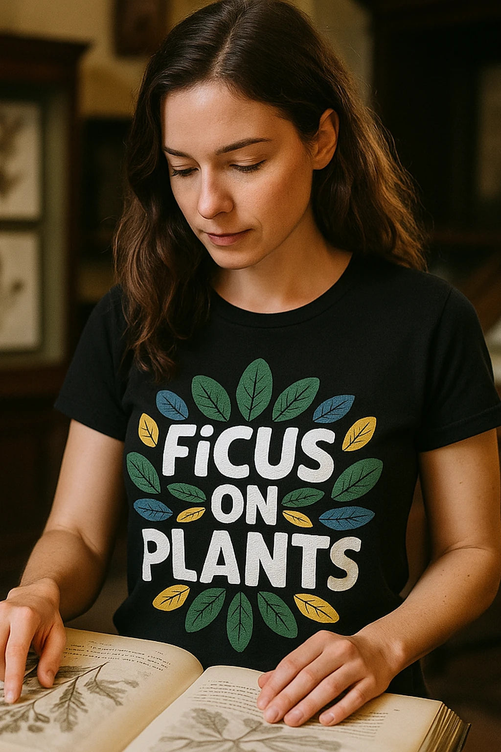 "Ficus on Plants" t shirt printing botany - product photo 7