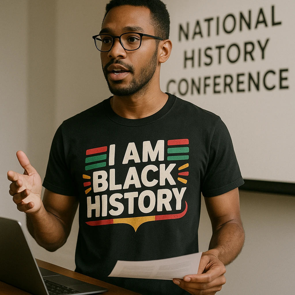 "I Am Black History" black black history tees - also one of the best gifts for history lovers