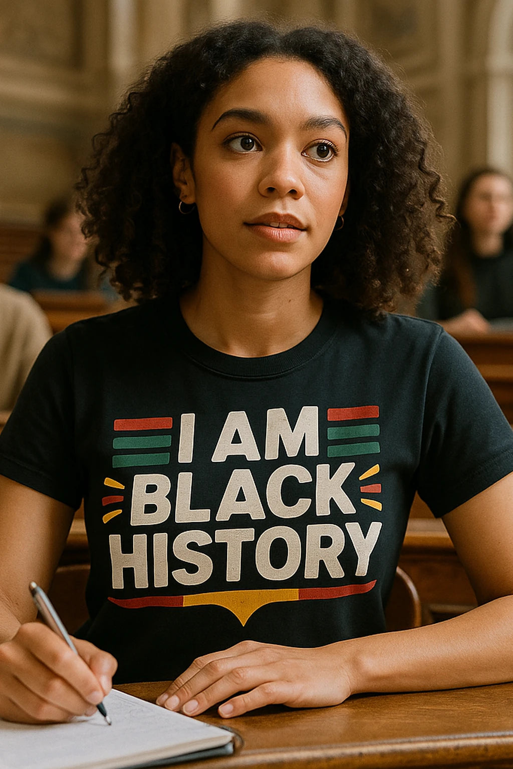 "I Am Black History" black black history tees - also one of the best presents for history buffs
