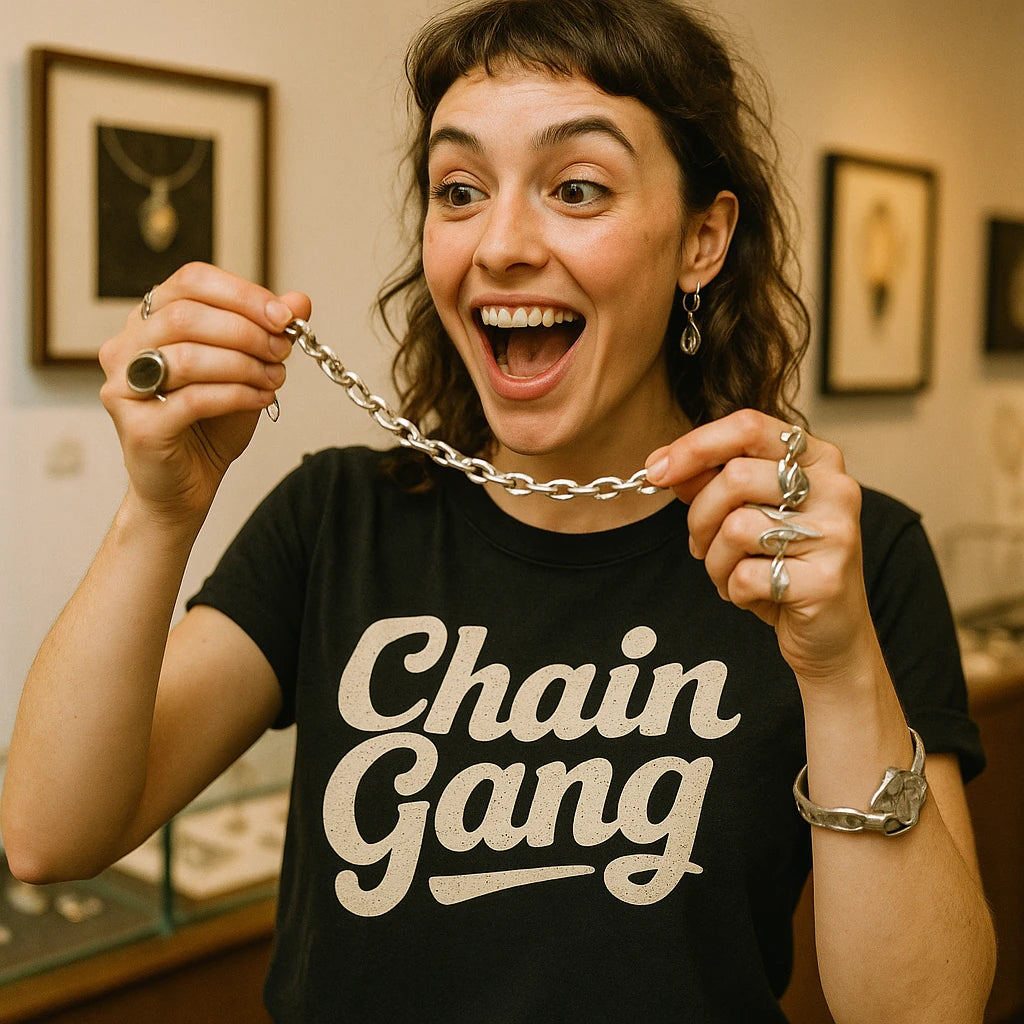 "Chain Gang" jewelry making t shirt - product photo 8