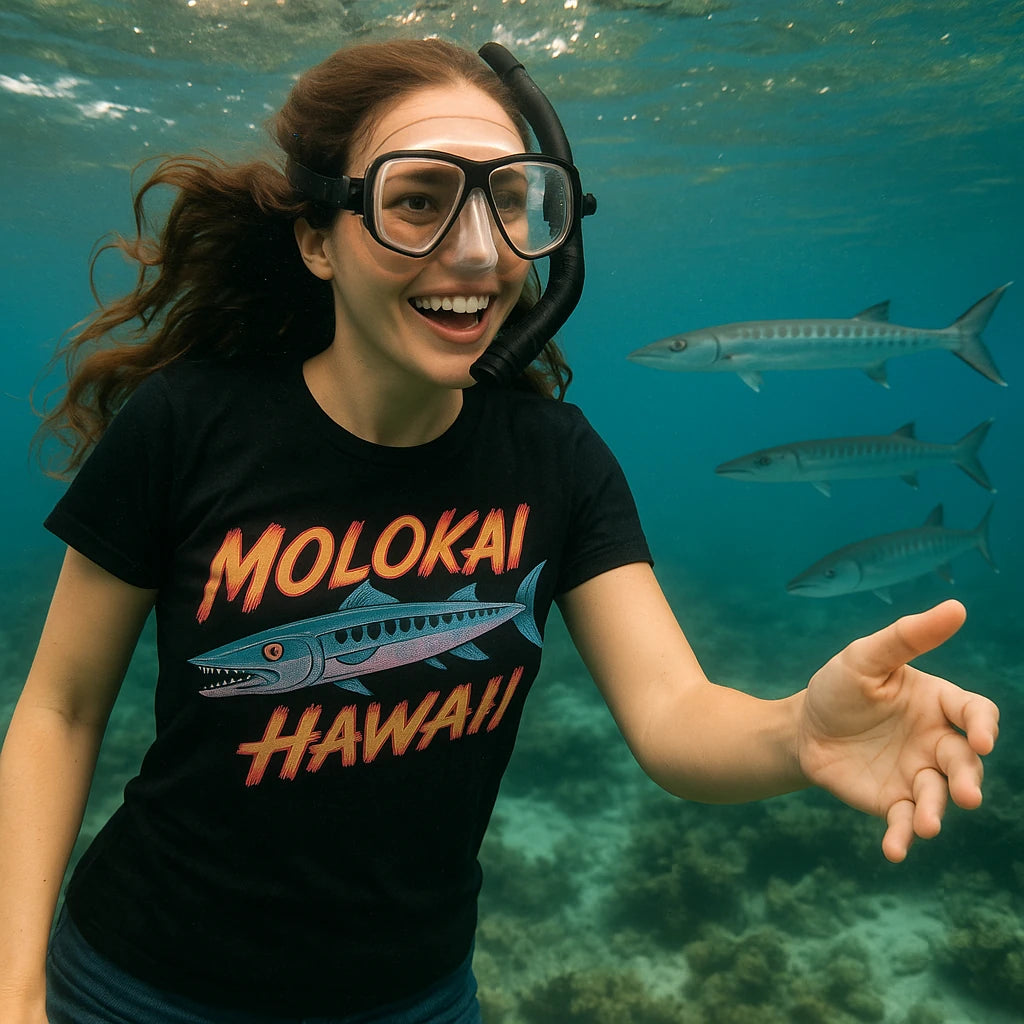 "Molokai Hawaii" barracuda shirts - product photo 9