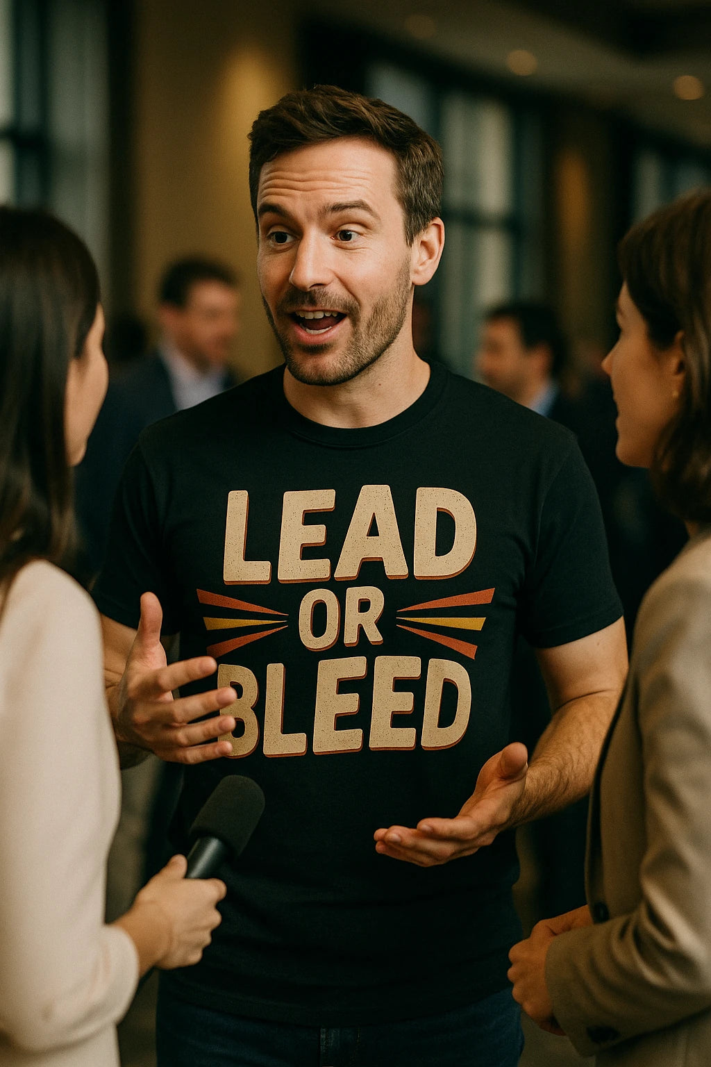 "Lead Or Bleed" black journalist t shirt - a birthday gift for journalist lover