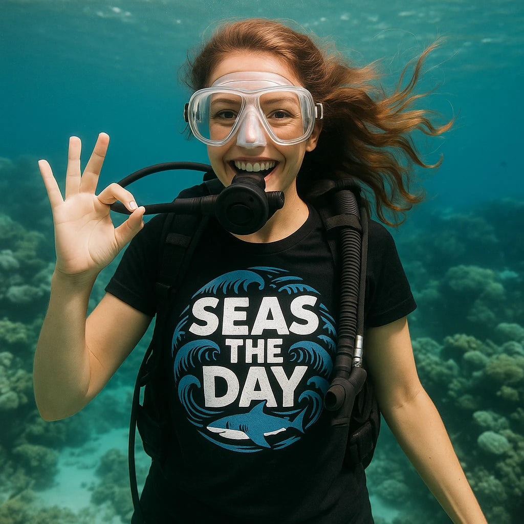 "Seas the Day" oceans t shirt - product photo 9