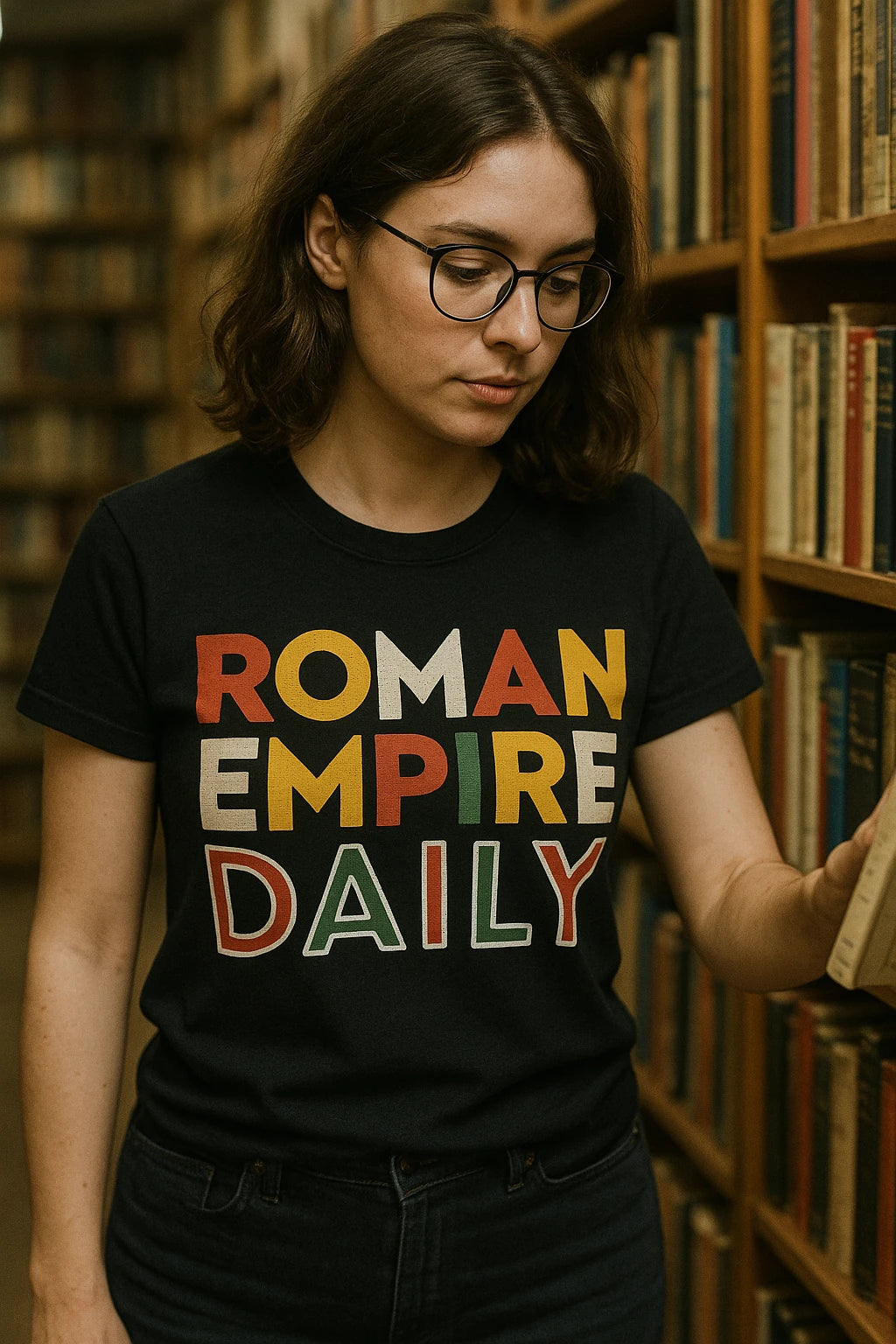 "Roman Empire Daily" black african american history t shirts - also one of the presents for history lovers