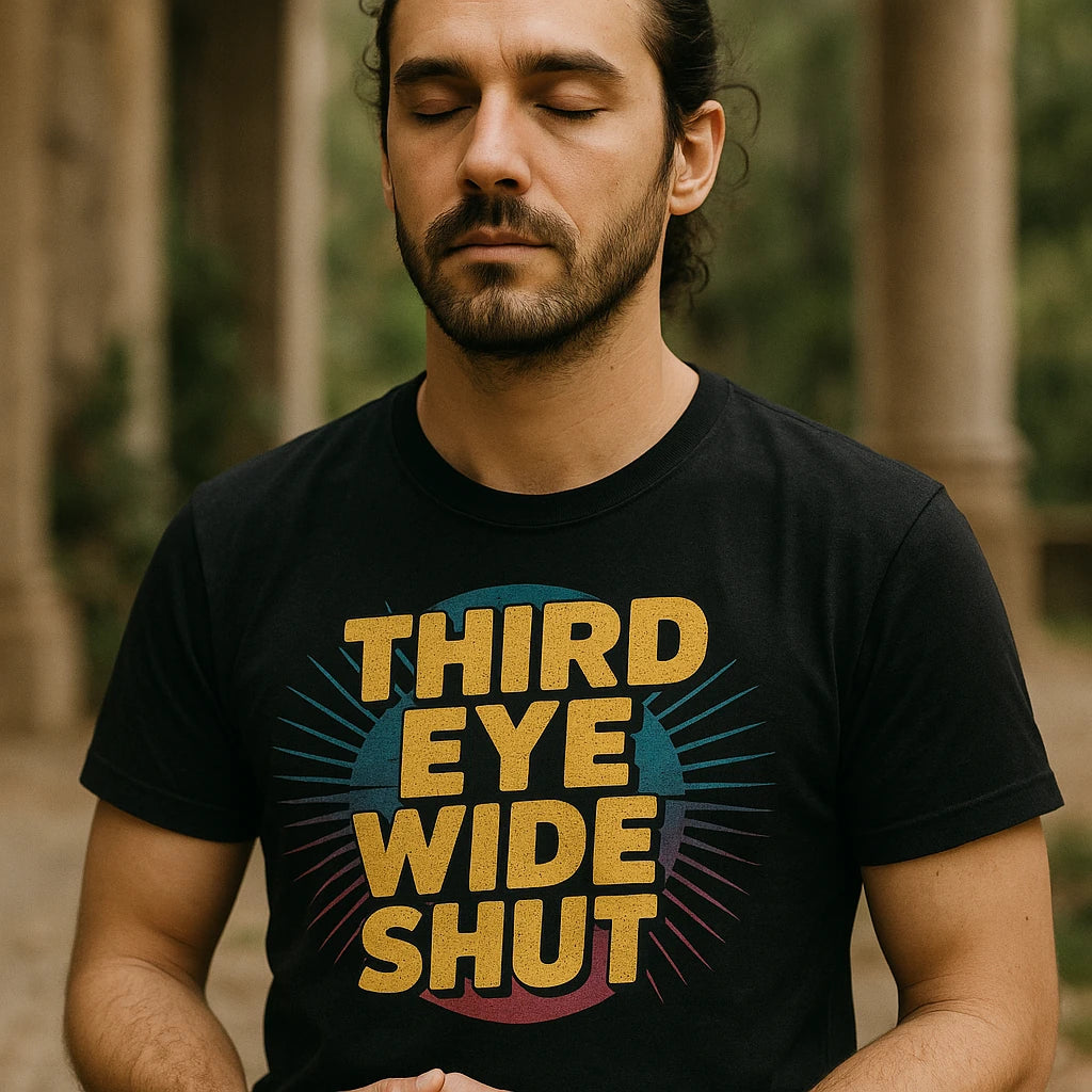 "Third Eye Wide Shut" t shirt meditation - product photo 8
