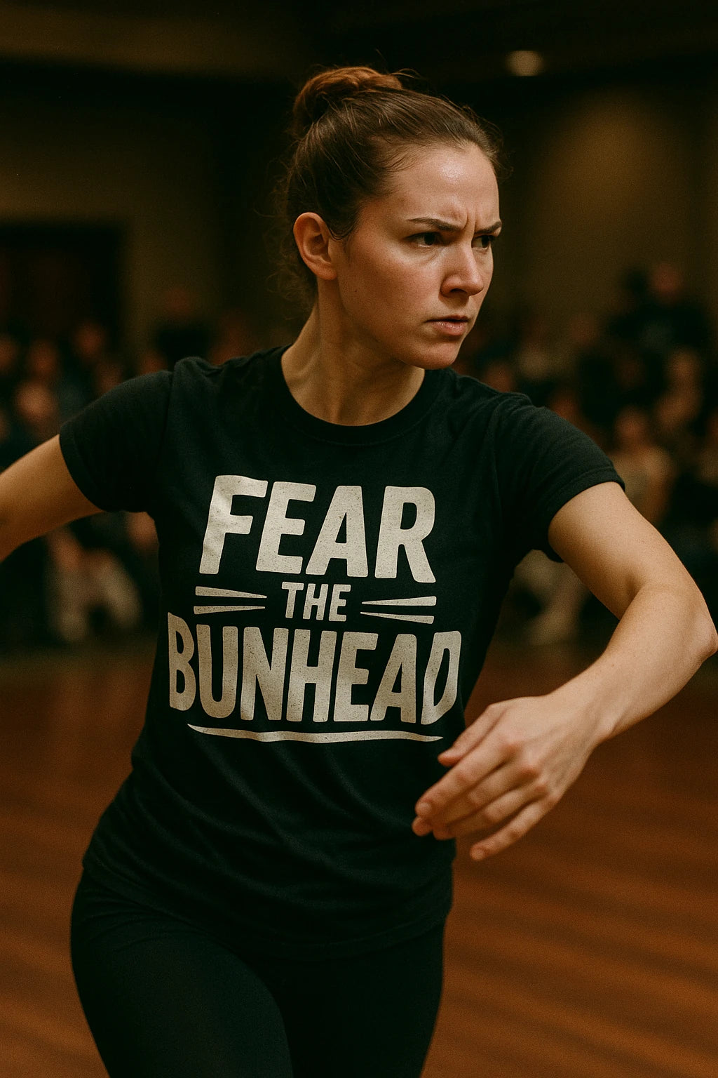 "Fear the Bunhead" graphic tee - product photo 6