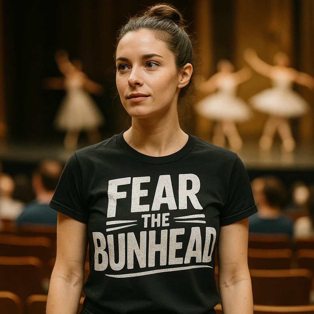 "Fear the Bunhead" graphic tee - product photo 9