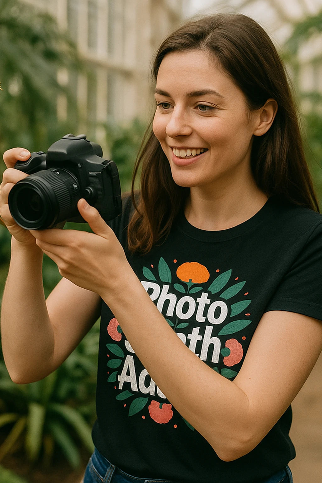 "Photo Synth Addict" botany t shirt - product photo 7