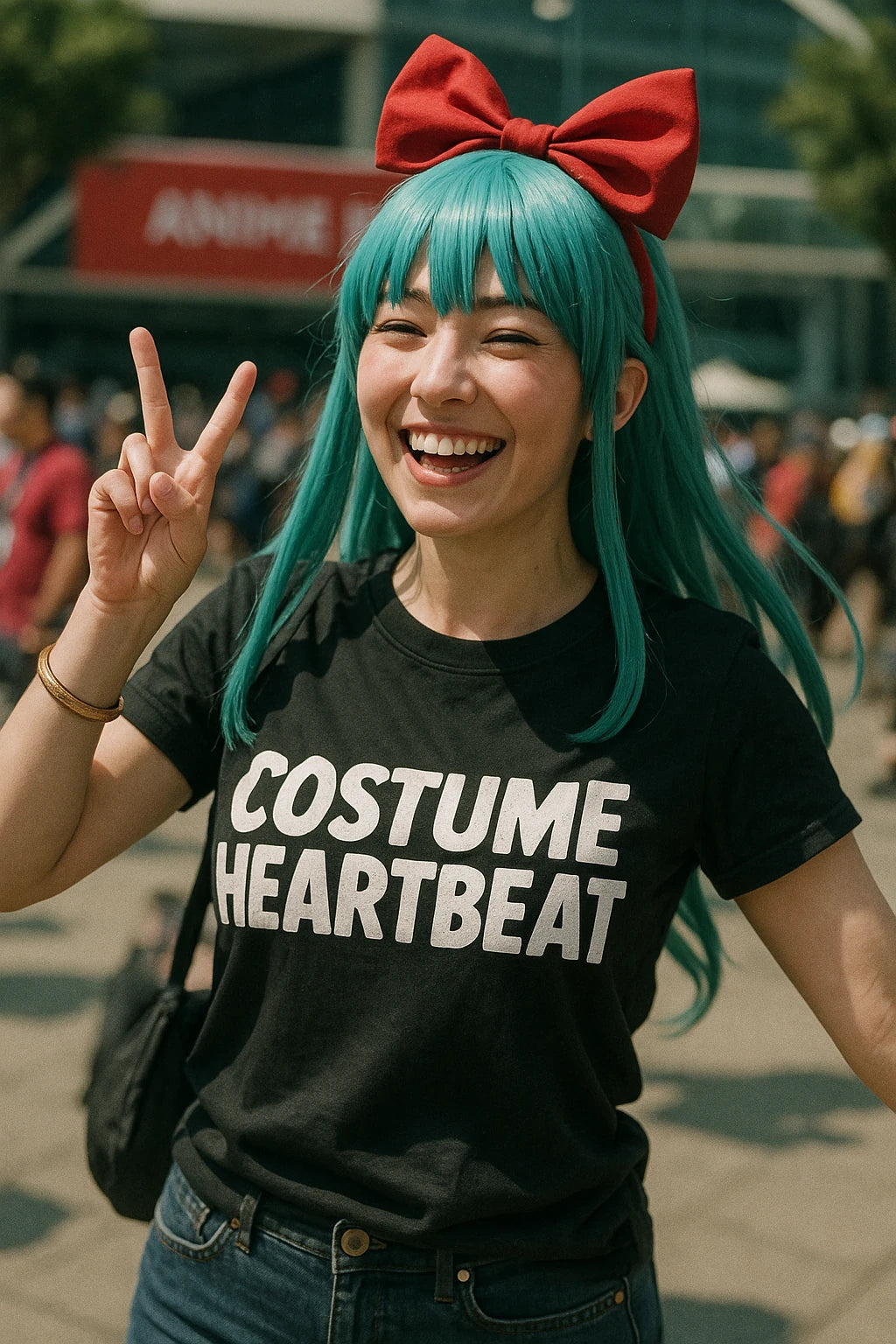 "Costume Heartbeat" black cosplayers shirts - a birthday gift for cosplayers lover