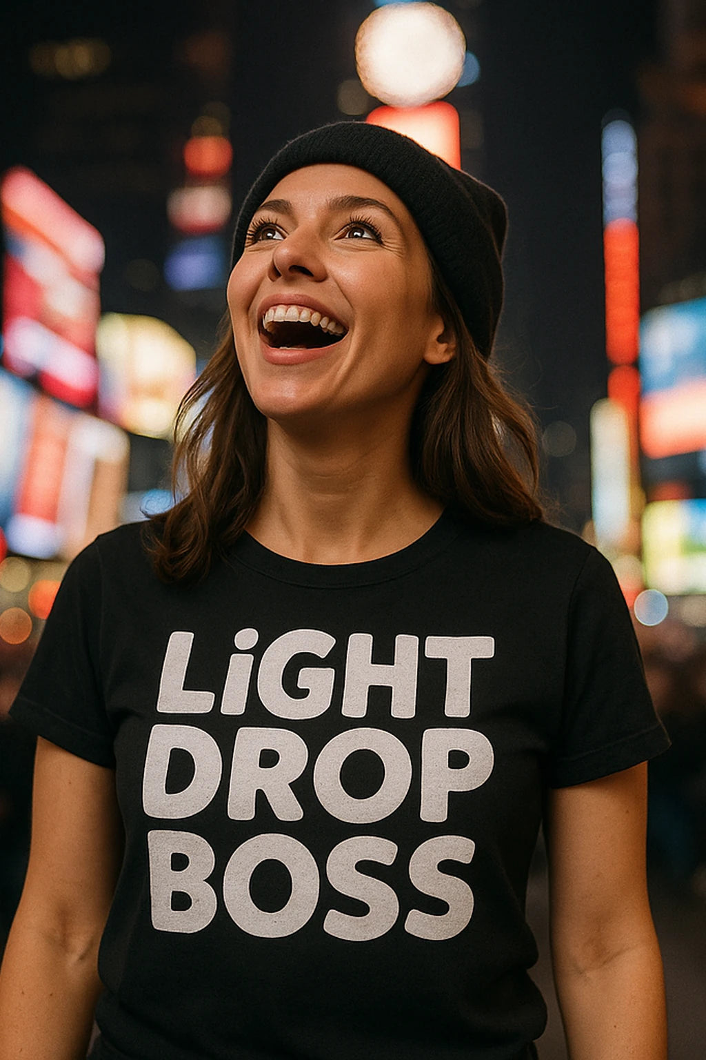 "Light Drop Boss" men's new years eve shirts - product photo 7