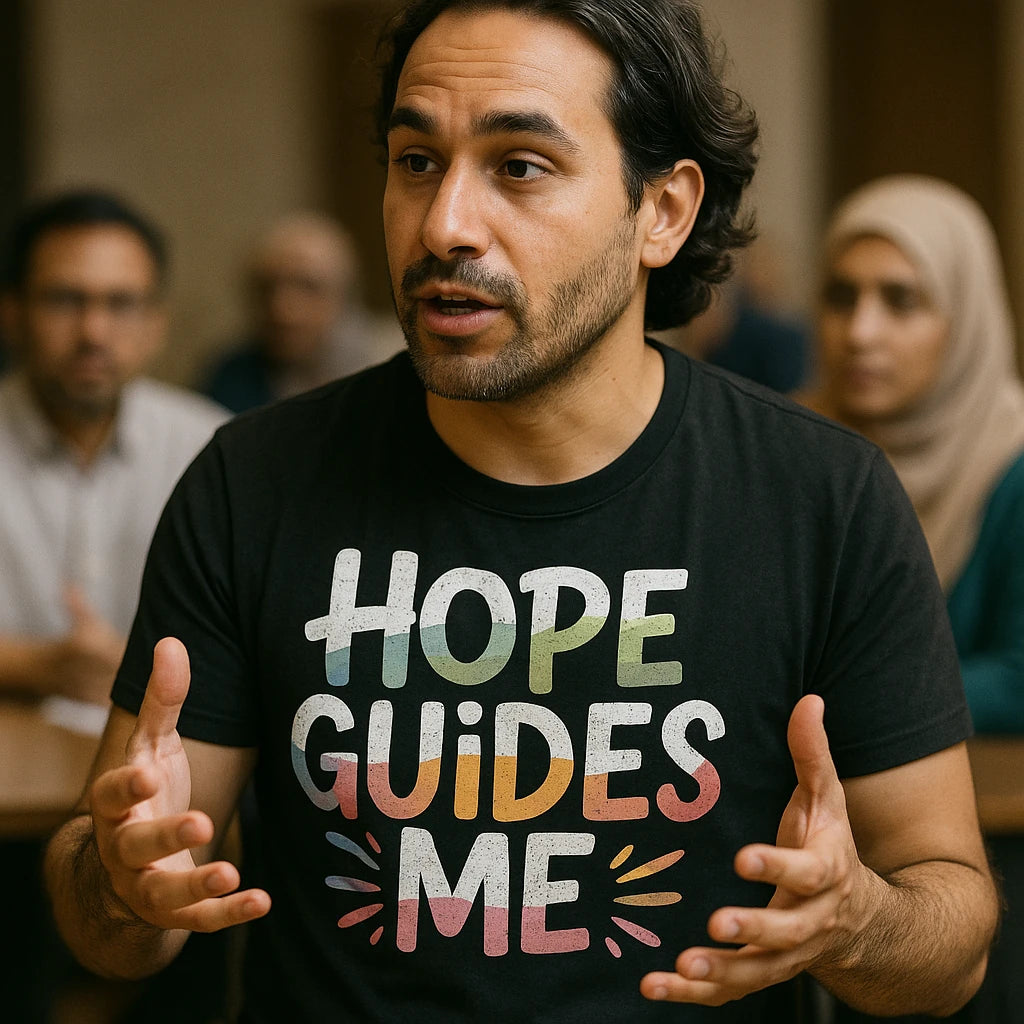 "Hope Guides Me" faith t shirt - product photo 8