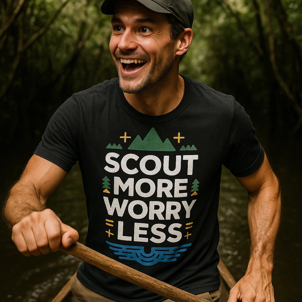 "Scout More Worry Less" rivers shirts - product photo 8