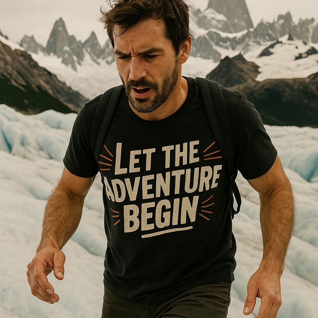 "Let the Adventure Begin" adventure travel shirts - product photo 8