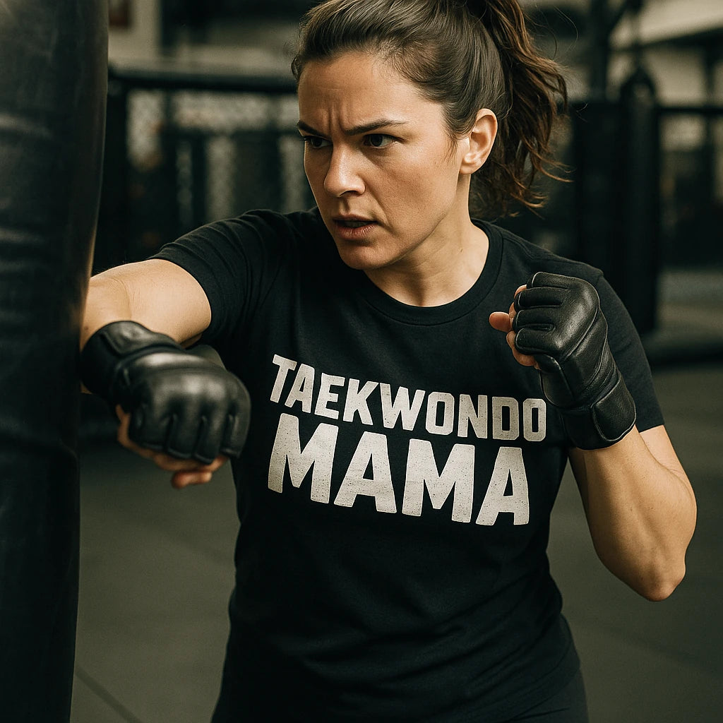"Taekwondo Mama" t shirt martial arts - product photo 8