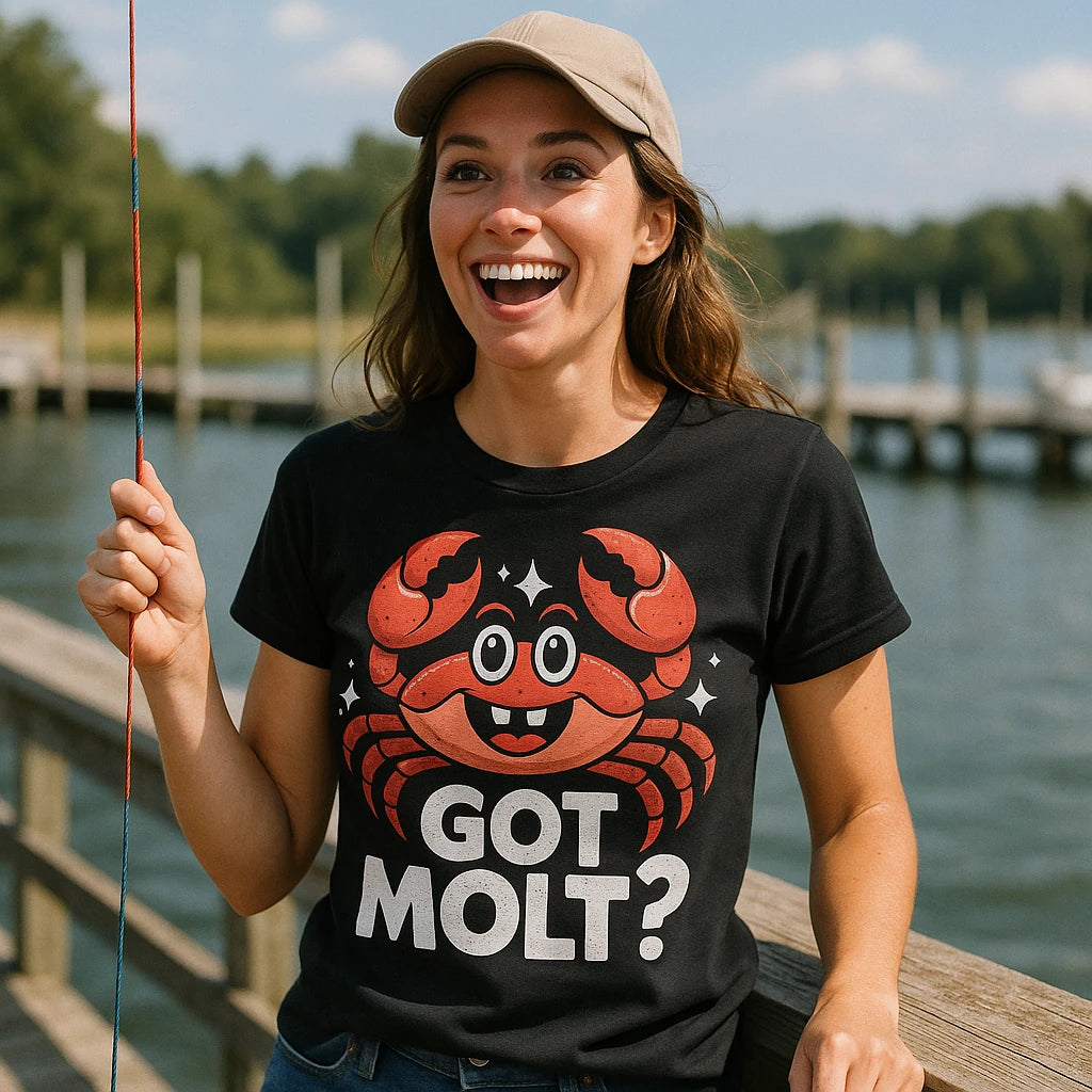 "Got Molt?" crab t shirt - product photo 9