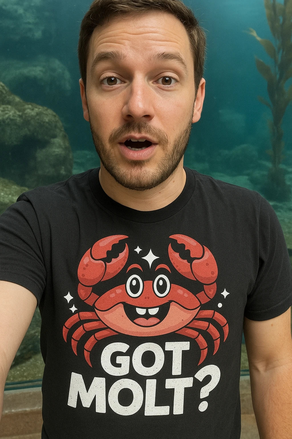 "Got Molt?" crab t shirt - product photo 7