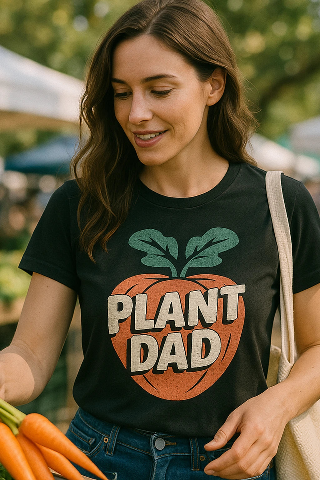 "Plant Dad" vegetable t shirt - product photo 7