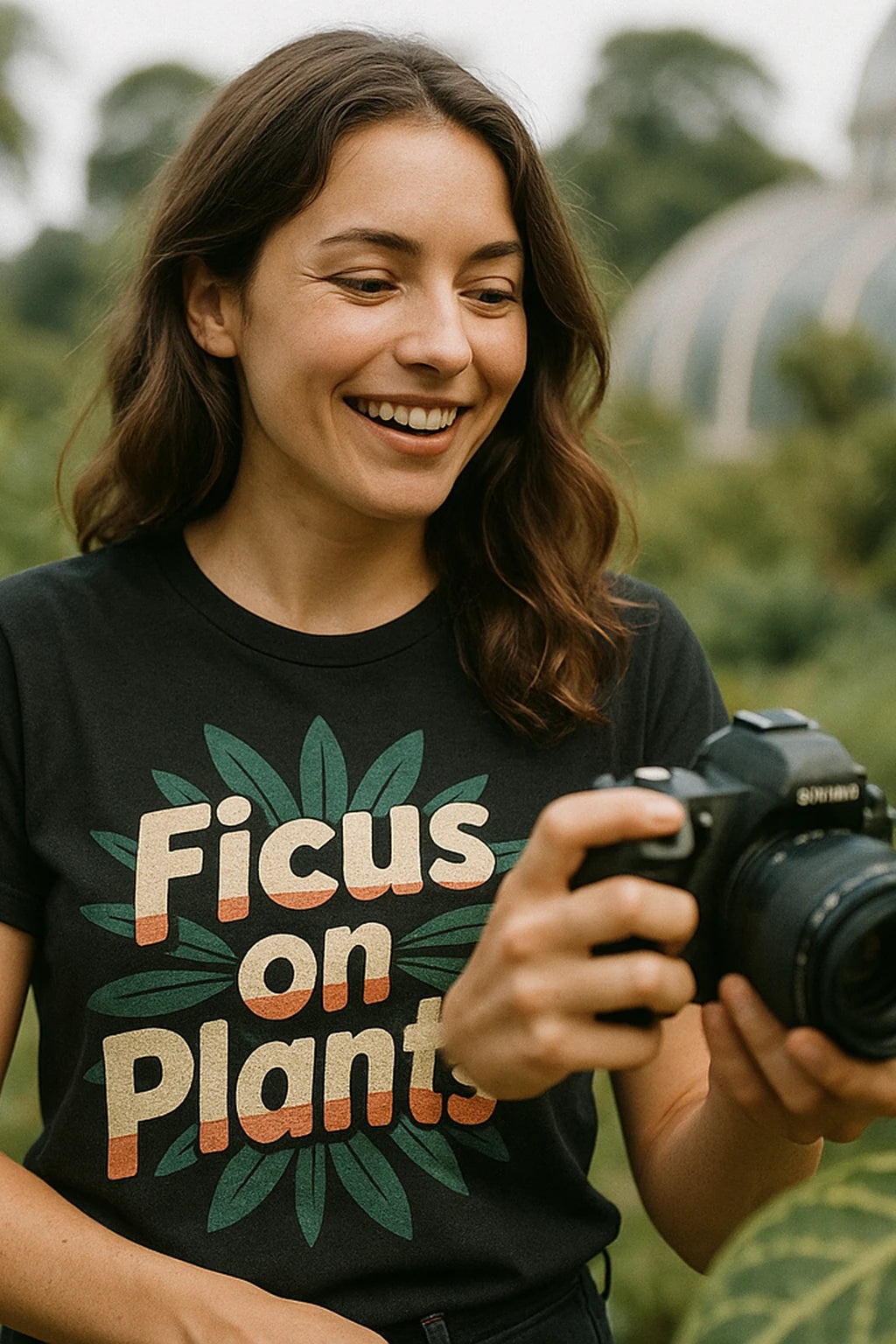 "Ficus on Plants" botany t shirt - product photo 7