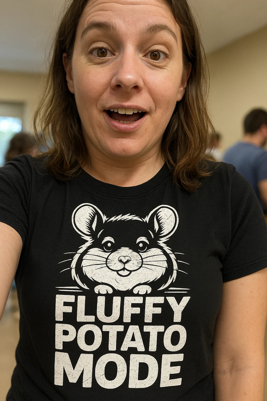 "Fluffy Potato Mode" chinchilla shirts - product photo 7