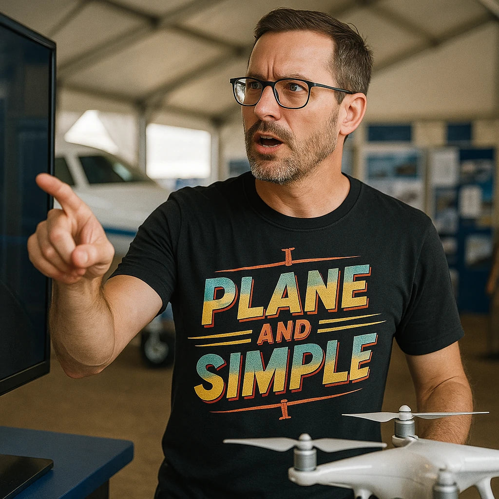 "Plane and Simple" flying tees - product photo 8