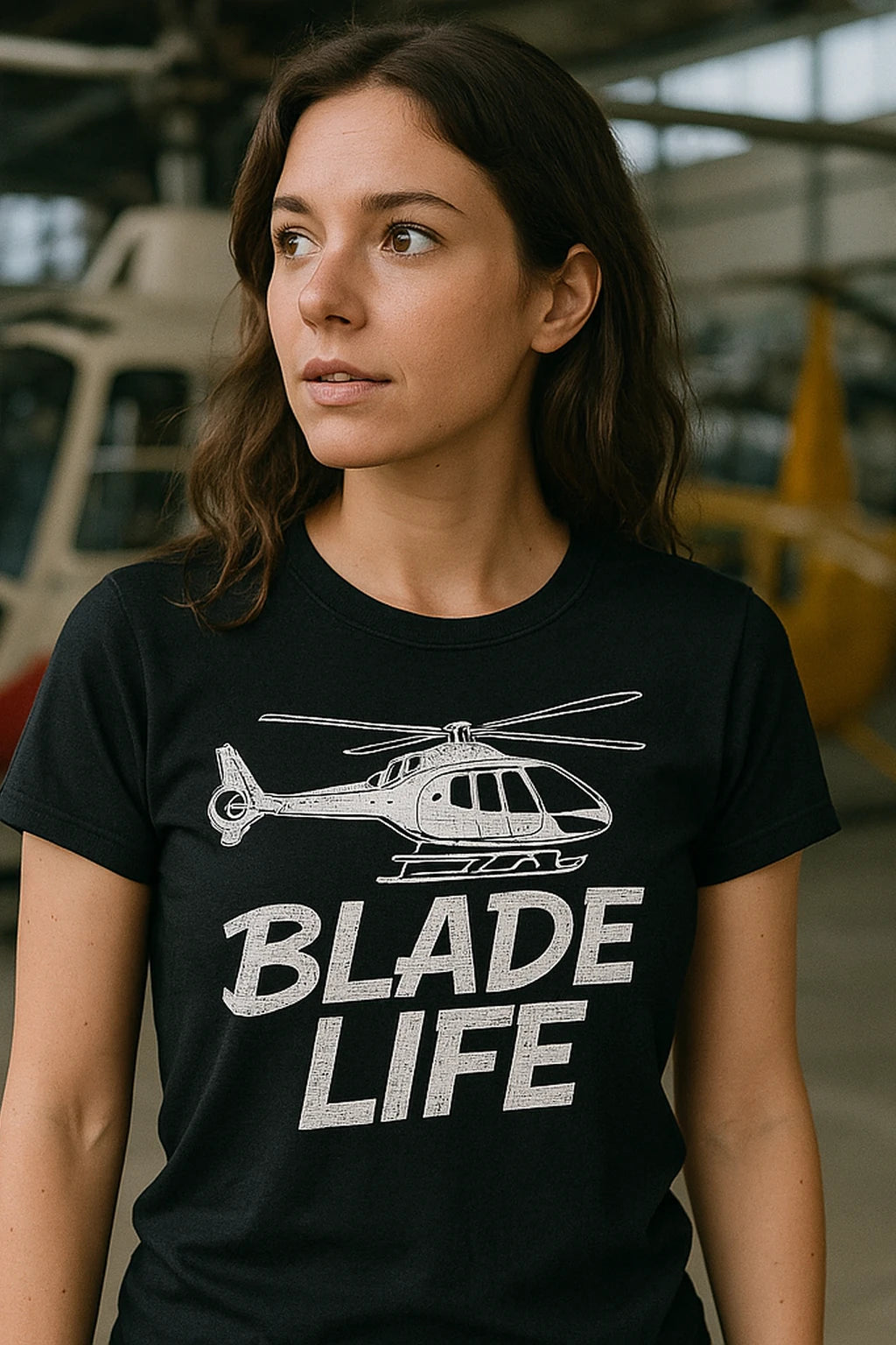 "Blade Life" helicopter t shirt - product photo 7