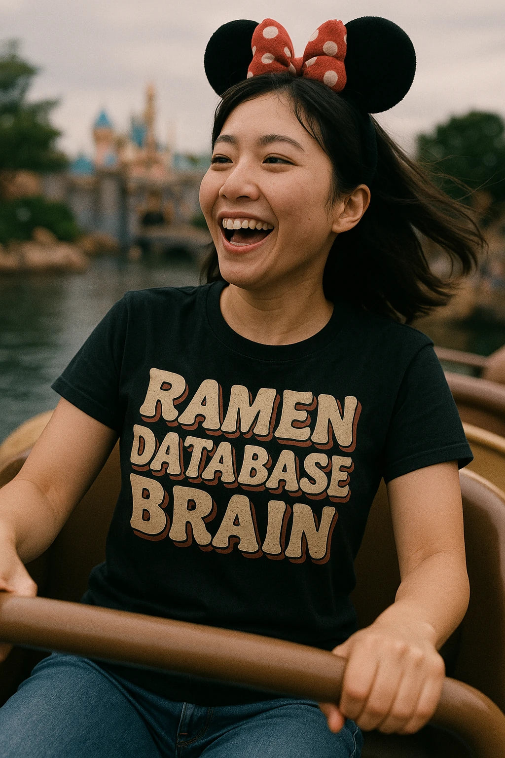 "Ramen Database Brain" tokyo japan t shirt - product photo 6