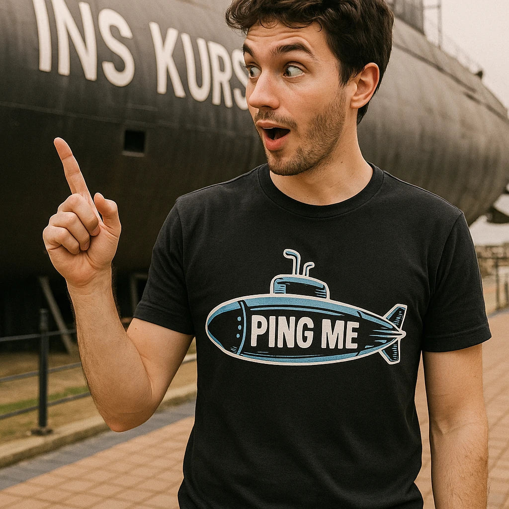 "Ping Me" submarine shirts - product photo 8