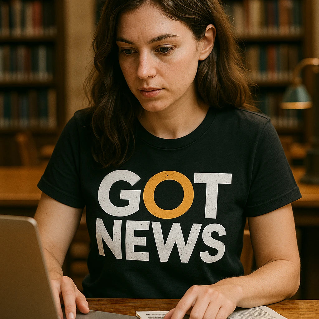 "Got News" journalist t shirt - product photo 8