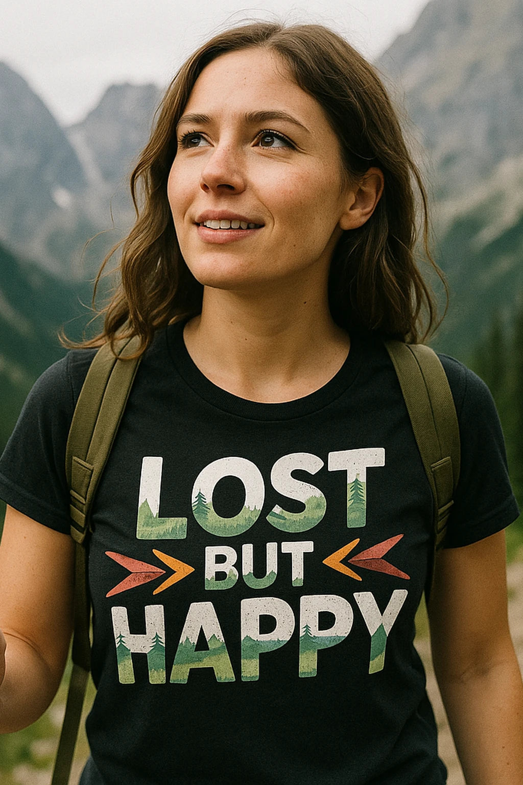 "Lost But Happy" trekking shirts mens - product photo 7