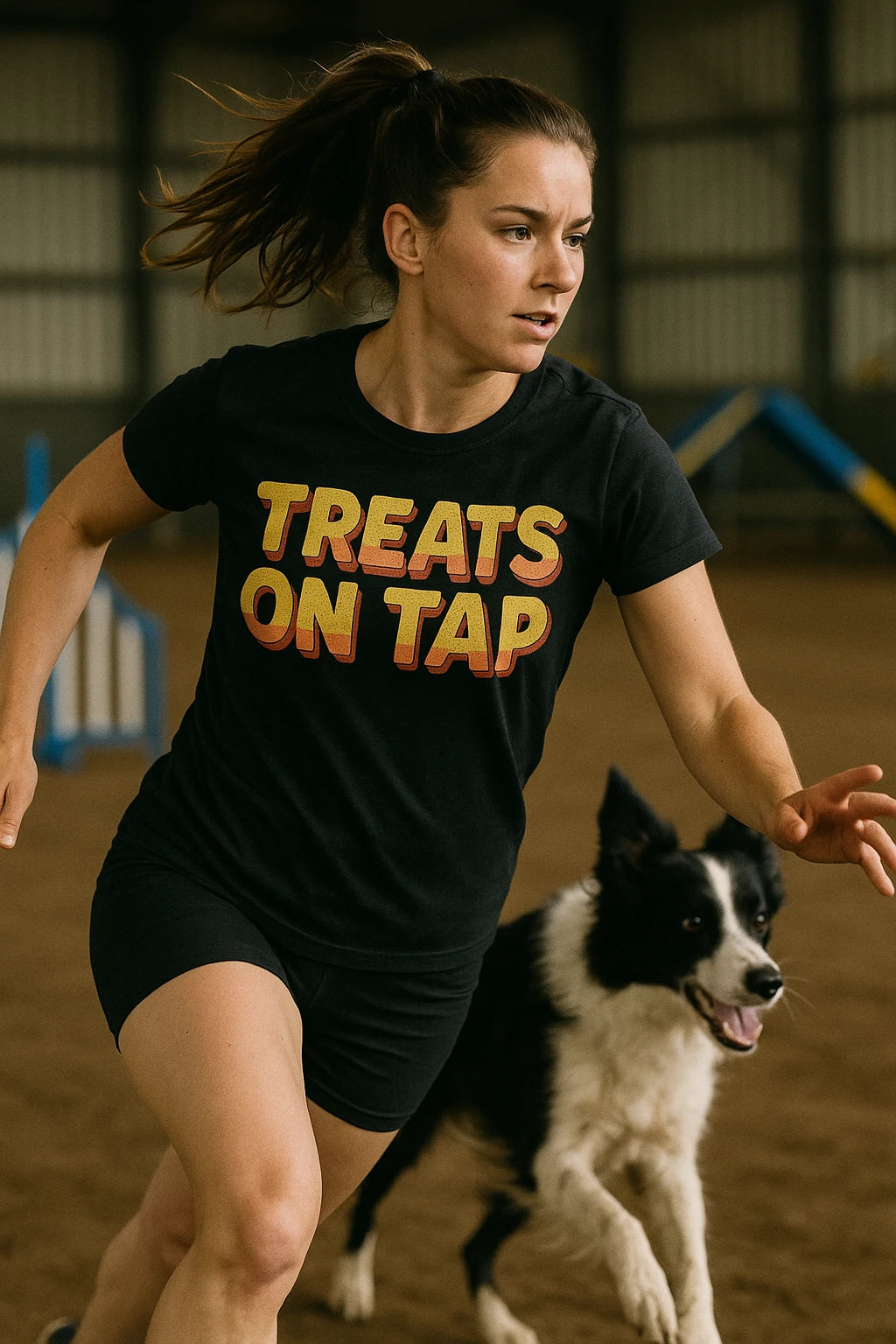 "Treats on Tap" black pet lovers t shirts - also a a perfect shirt for dog lovers