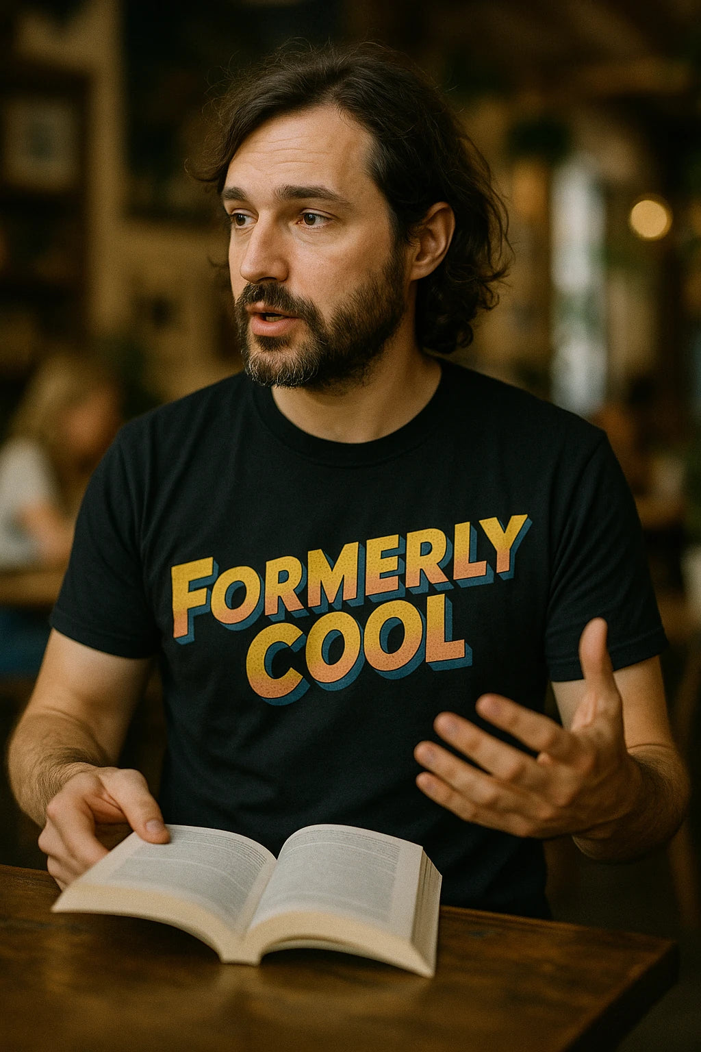 "Formerly Cool" black parent identity crisis t shirt - a birthday gift for parent identity crisis lover