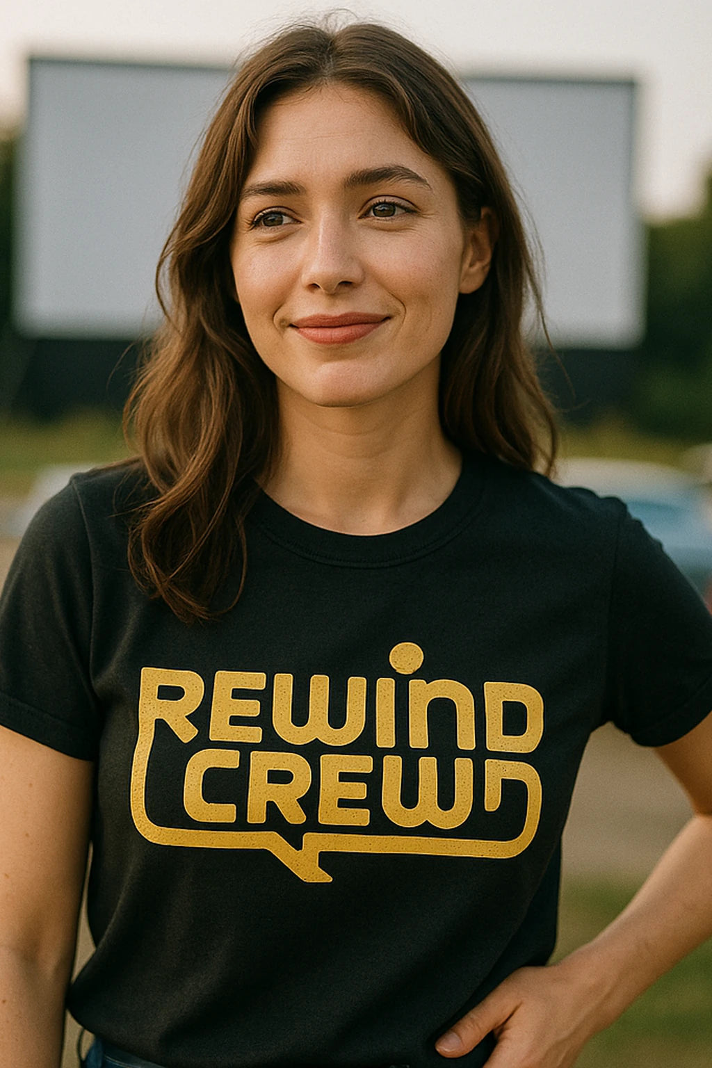 "Rewind Crew" graphic tee - product photo 7