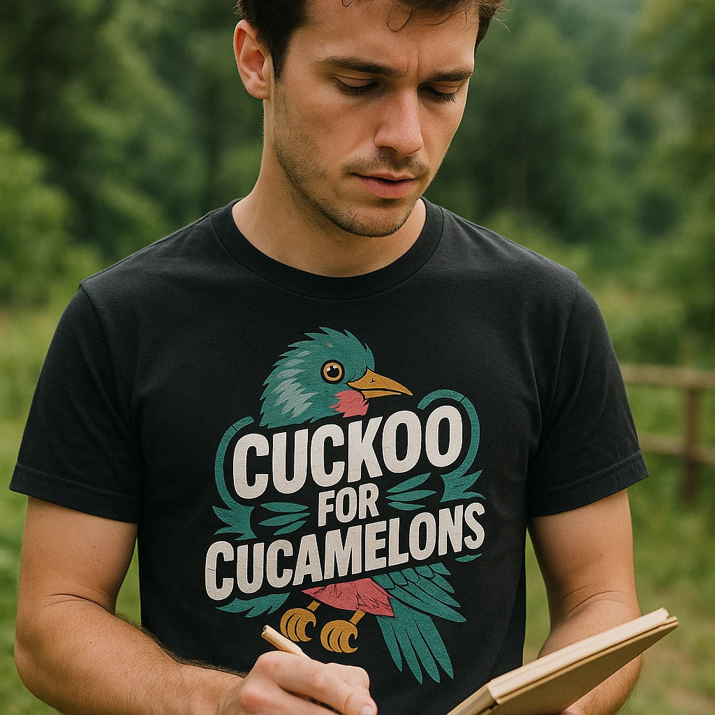 "Cuckoo for Cucamelons" cuckoo t shirt - product photo 8