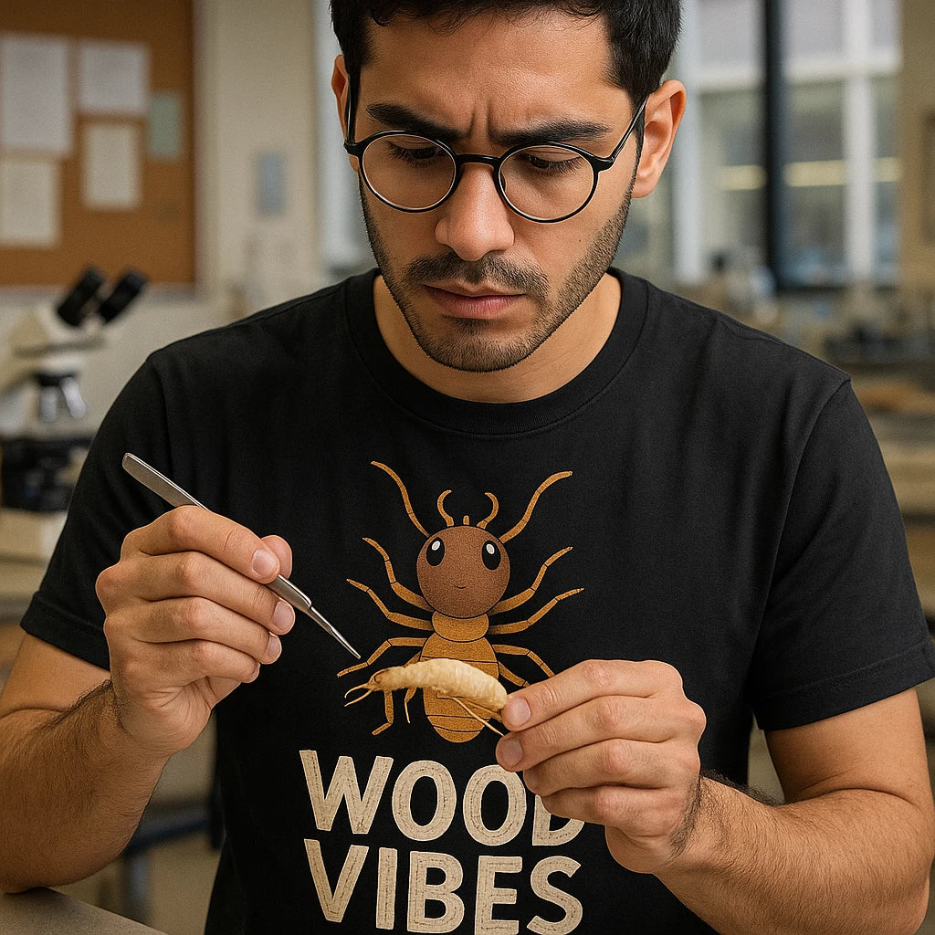 "Wood Vibes" termite t shirt - product photo 8