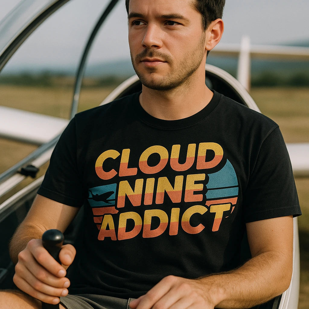 "Cloud Nine Addict" flying t shirt - product photo 8