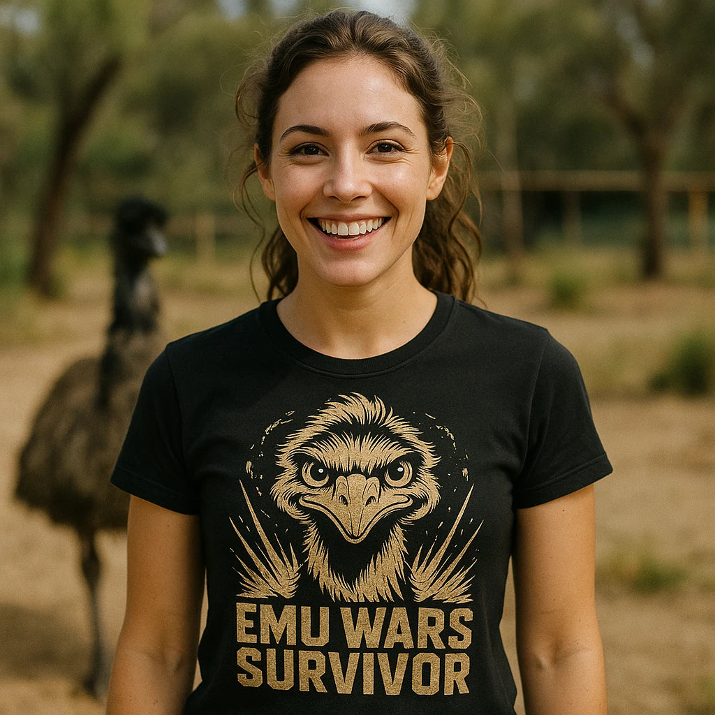 "Emu Wars Survivor" emus shirts - product photo 9