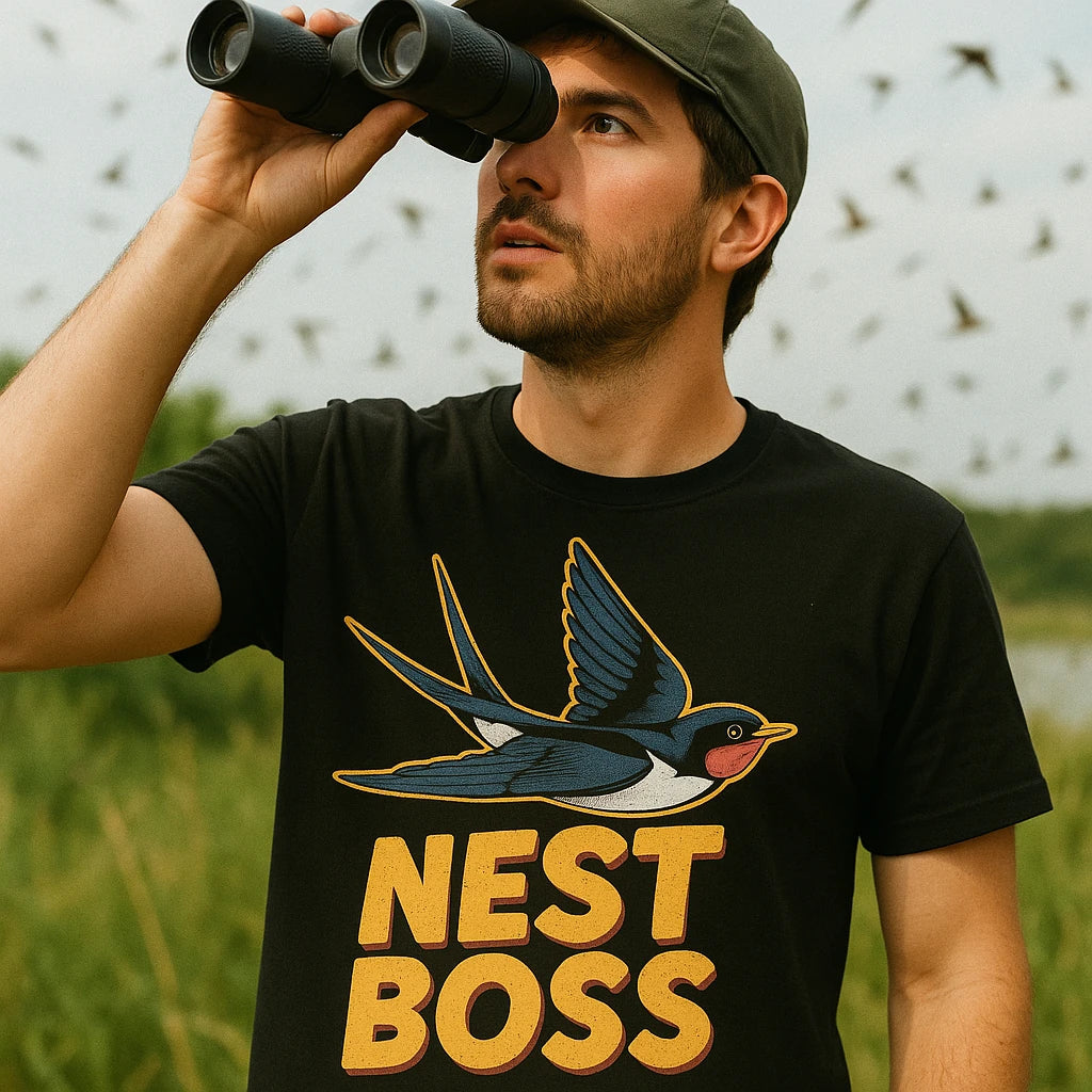 "Nest Boss" swallow t shirt - product photo 8