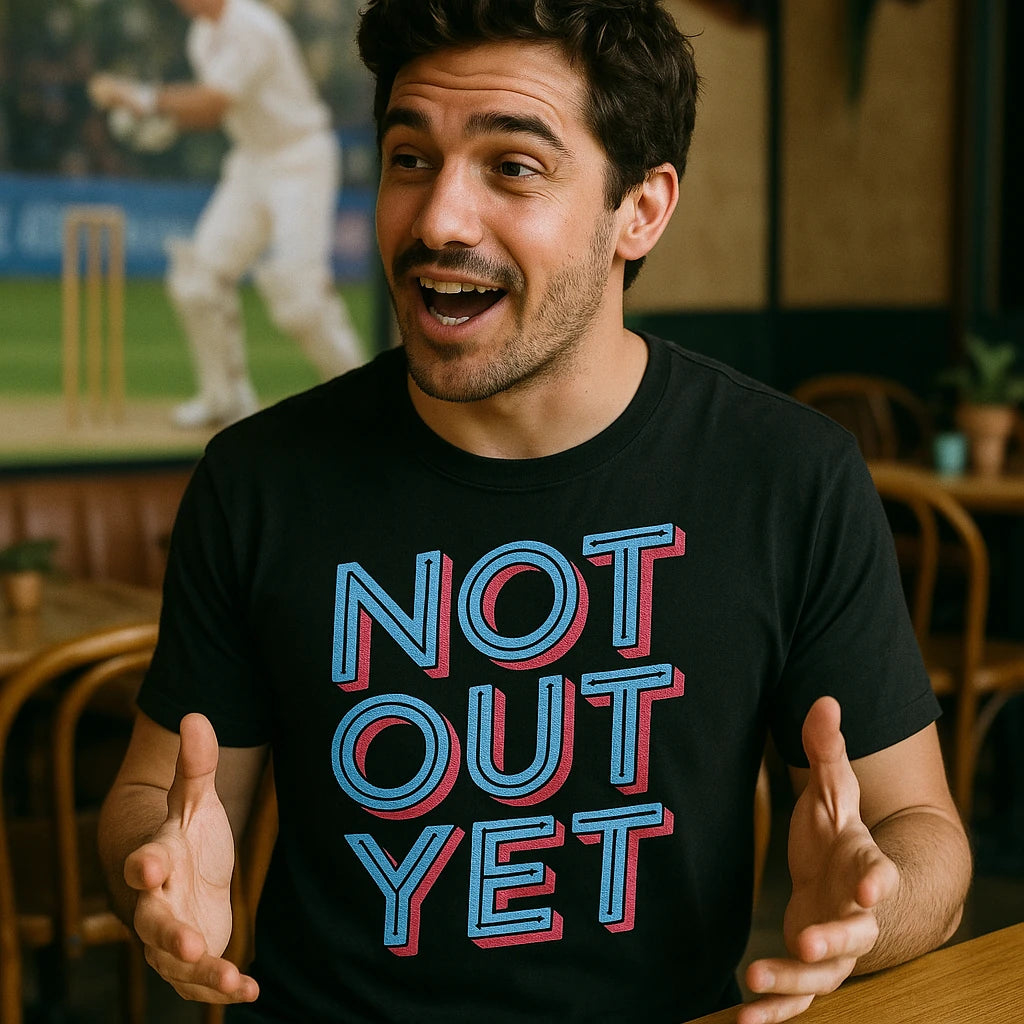"Not Out Yet" cricket shirts - product photo 8